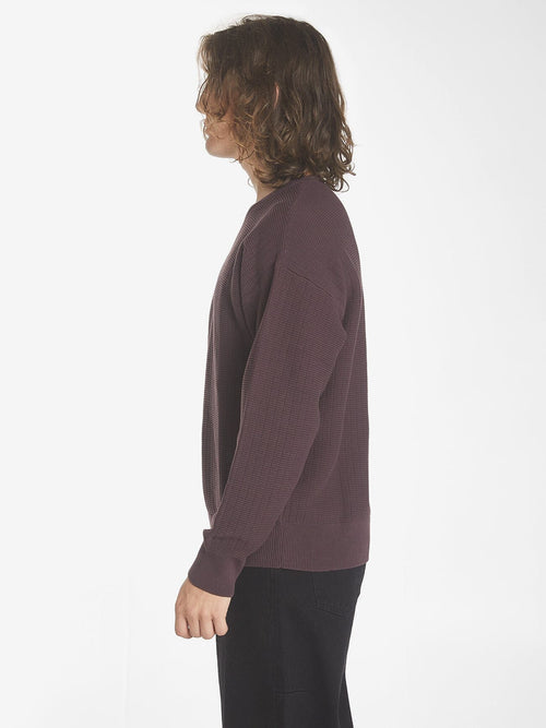 Thrills Republic Crew Knit - Deep Plum (view 4)