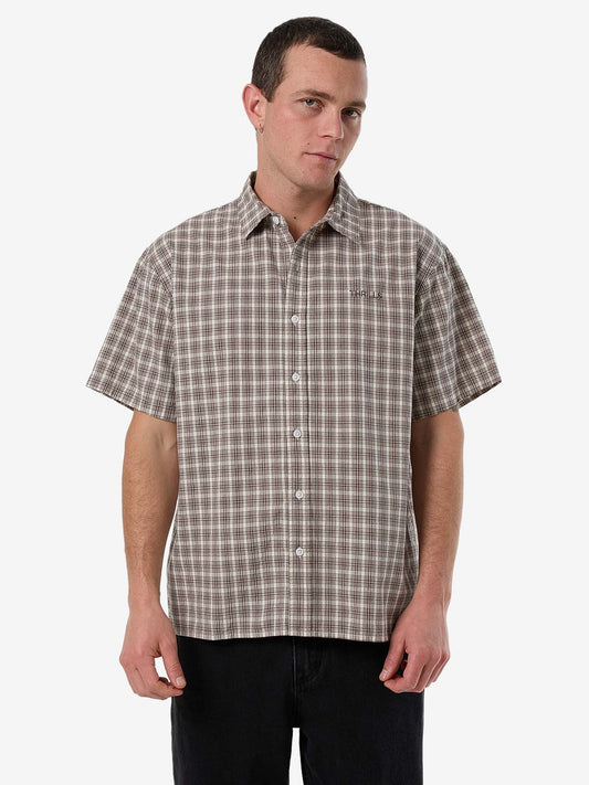 Adorned Check Over Shirt - Java