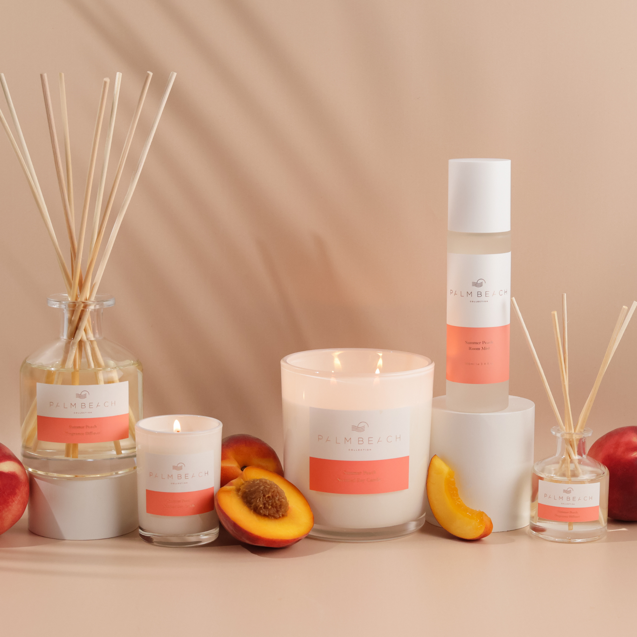 Palm Beach Collection Mini Reed Diffuser 50ml - Summer Peach (view 3)