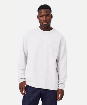 The Del Sur LS Tee - New Grey Marle
