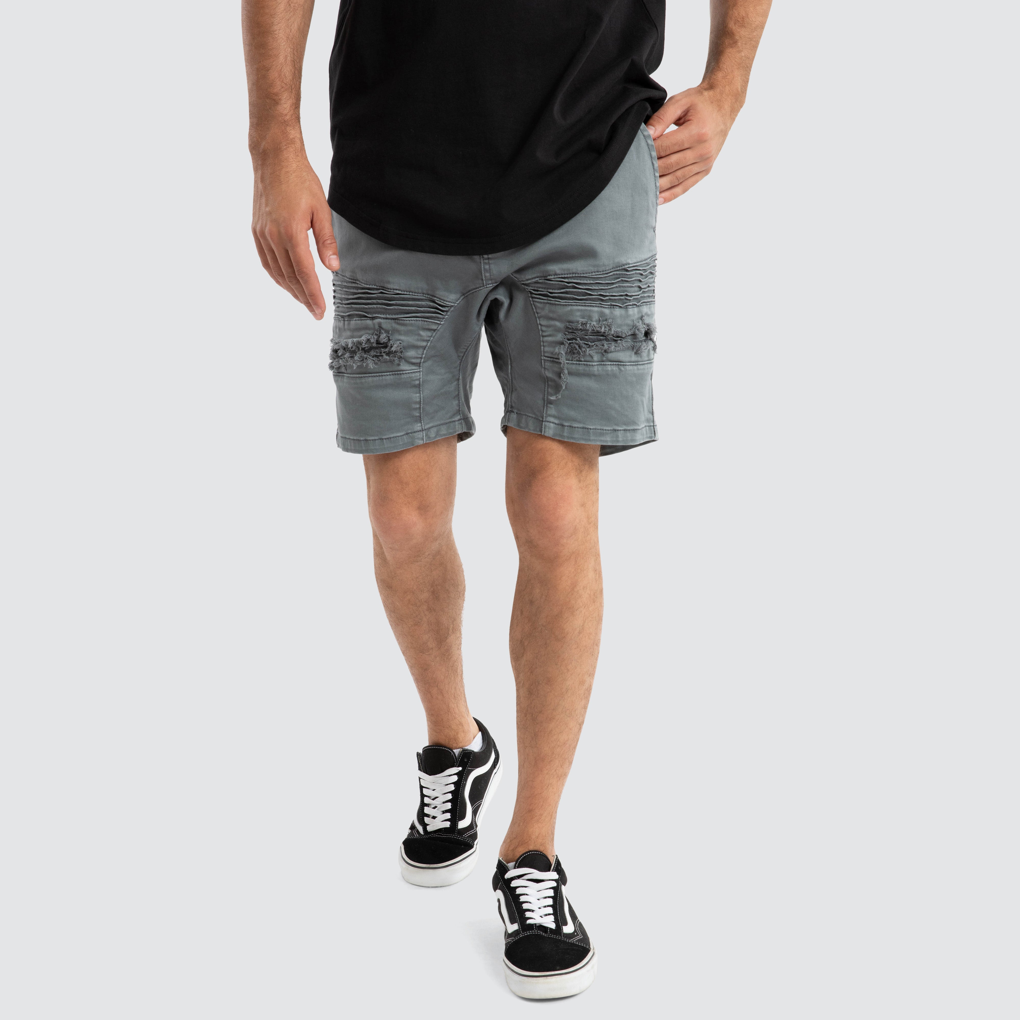 Viper Denim Short - Iron Gate