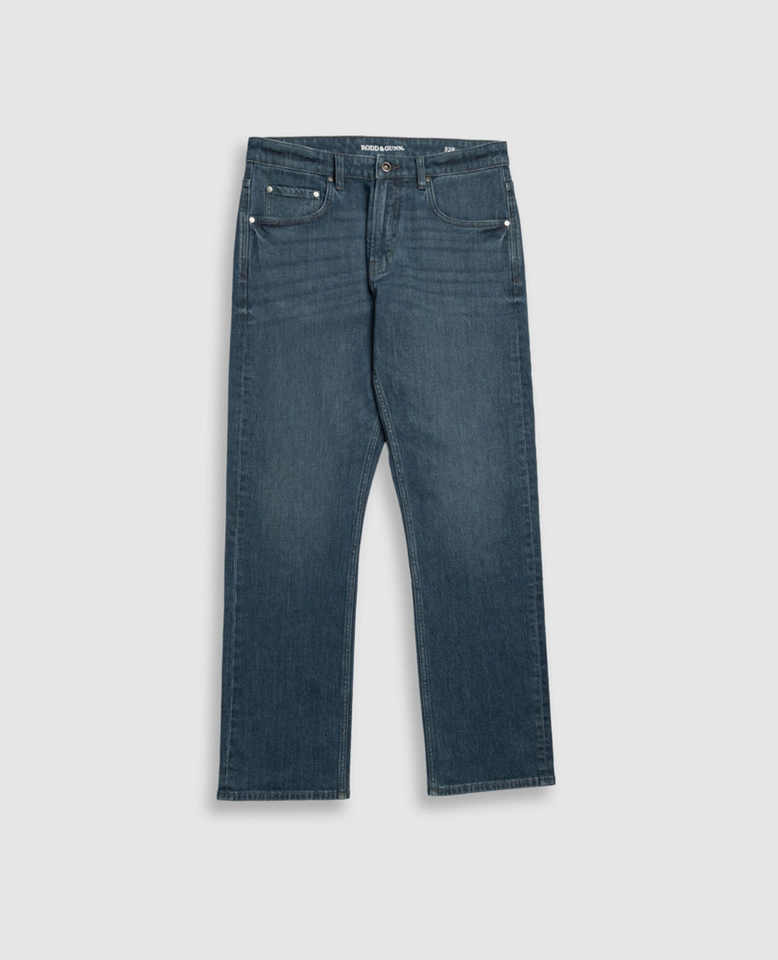 Kurow Relaxed Italian Denim - RL Mid Blue