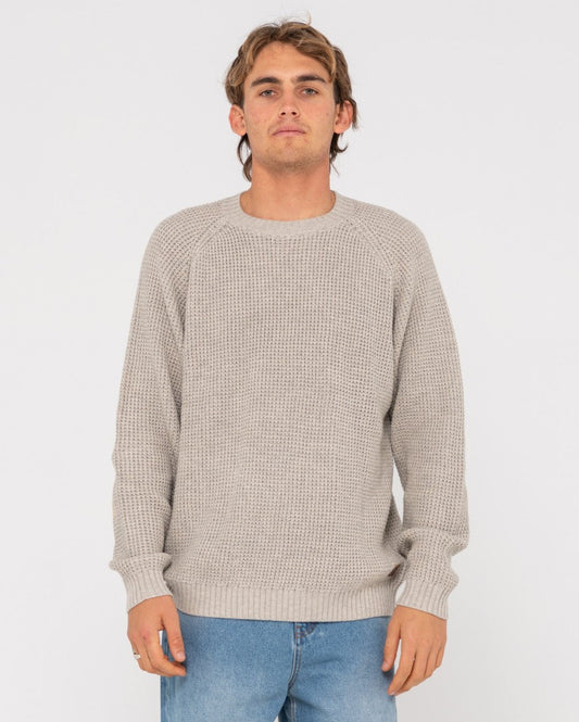 Disposal Crew Neck Knit - Ecru