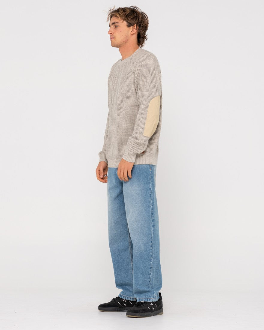 Rusty Disposal Crew Neck Knit - Ecru (view 7)