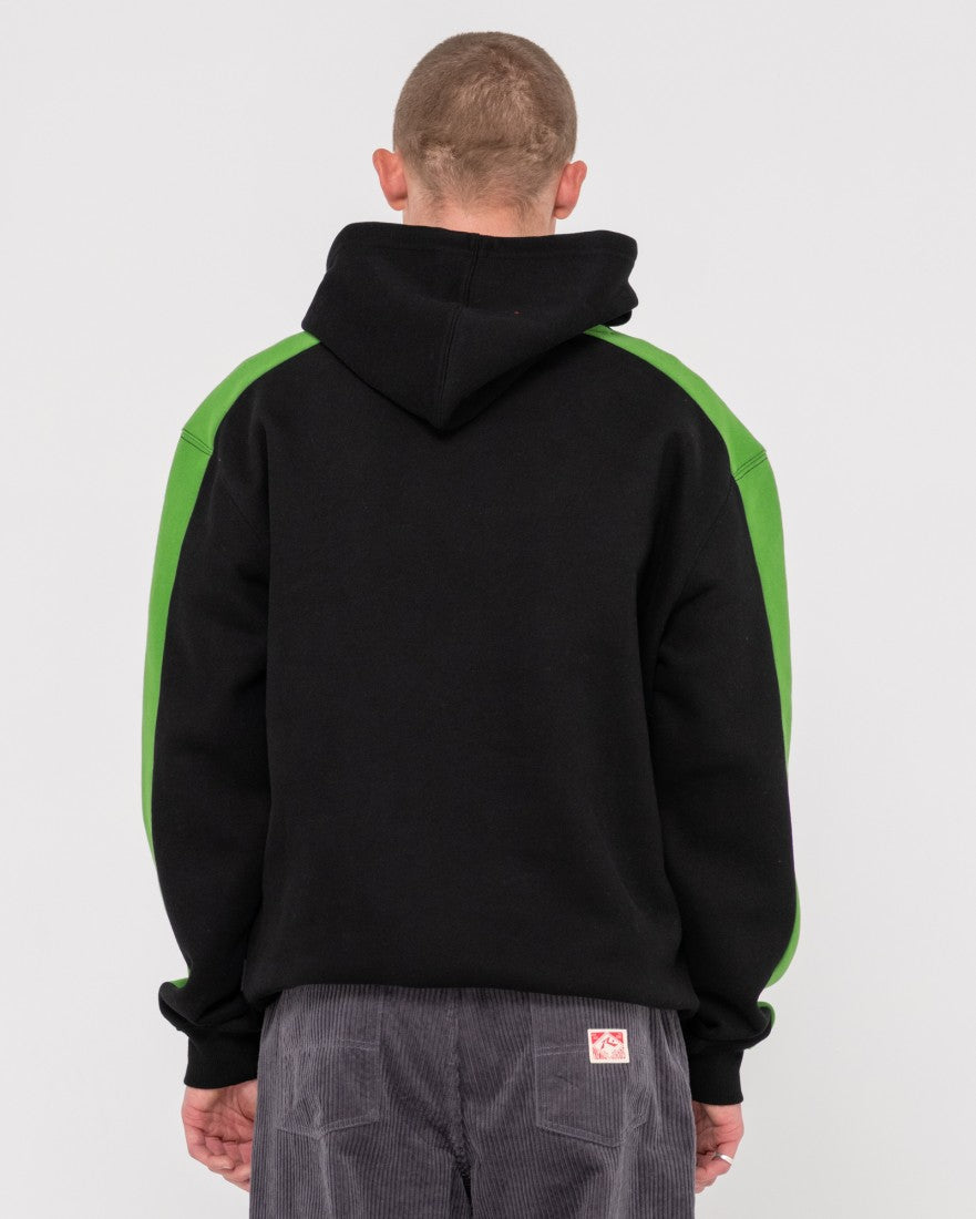2K Sing Graphic Hooded Super Fleece - Black Green