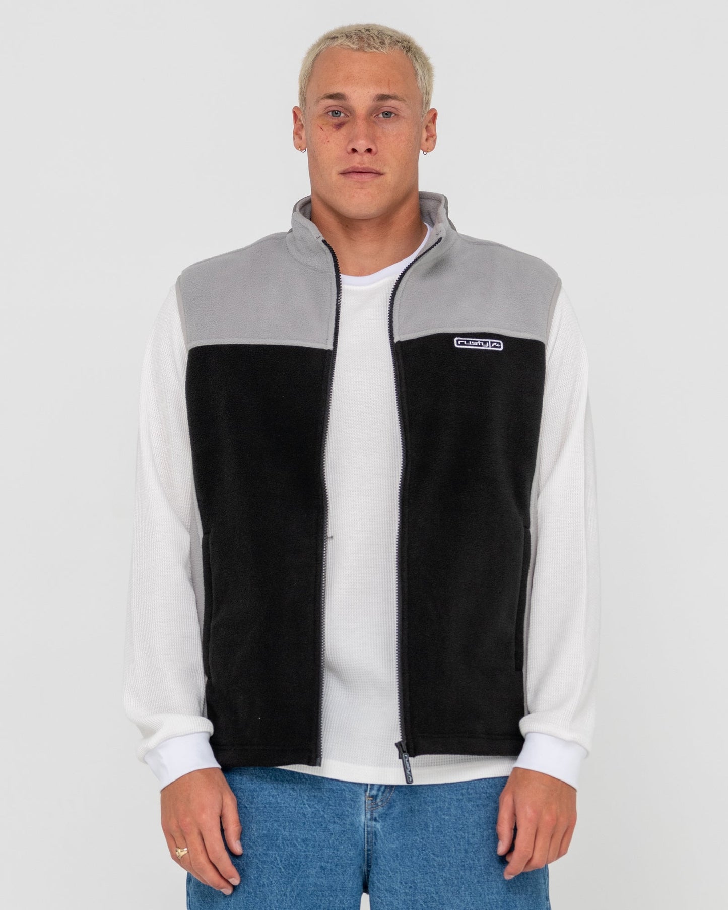 On The Run Tech Fleece Vest - Black