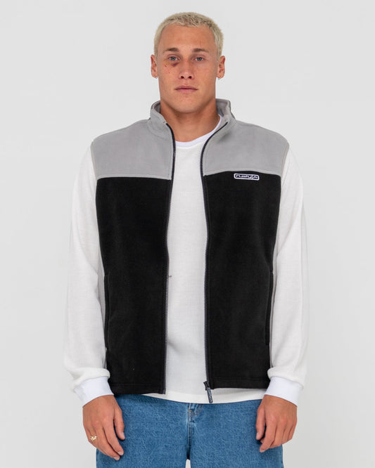On The Run Tech Fleece Vest - Black