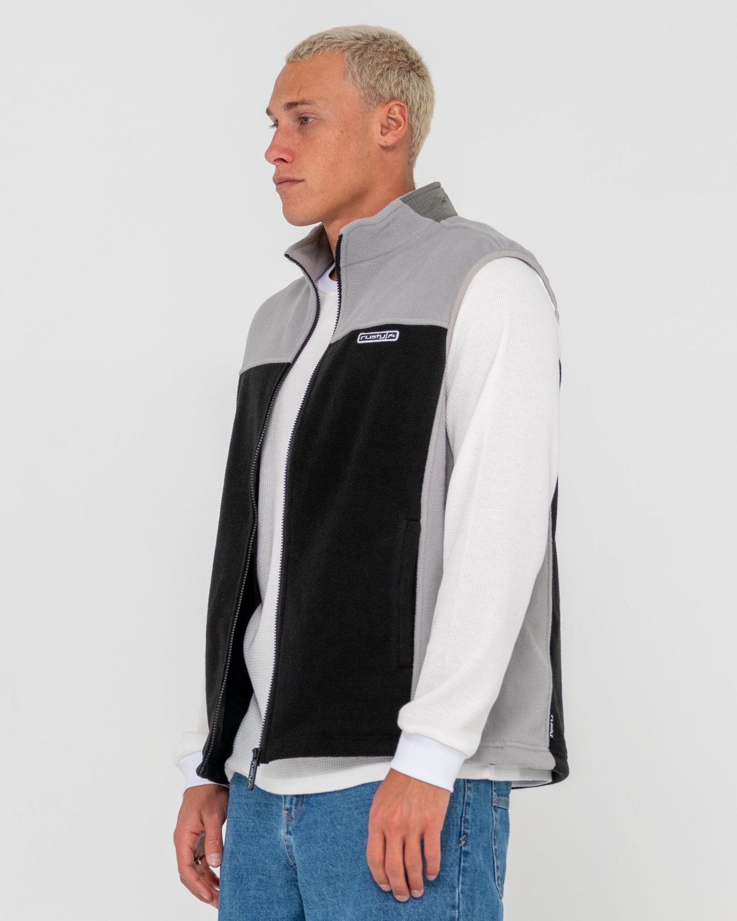 On The Run Tech Fleece Vest - Black