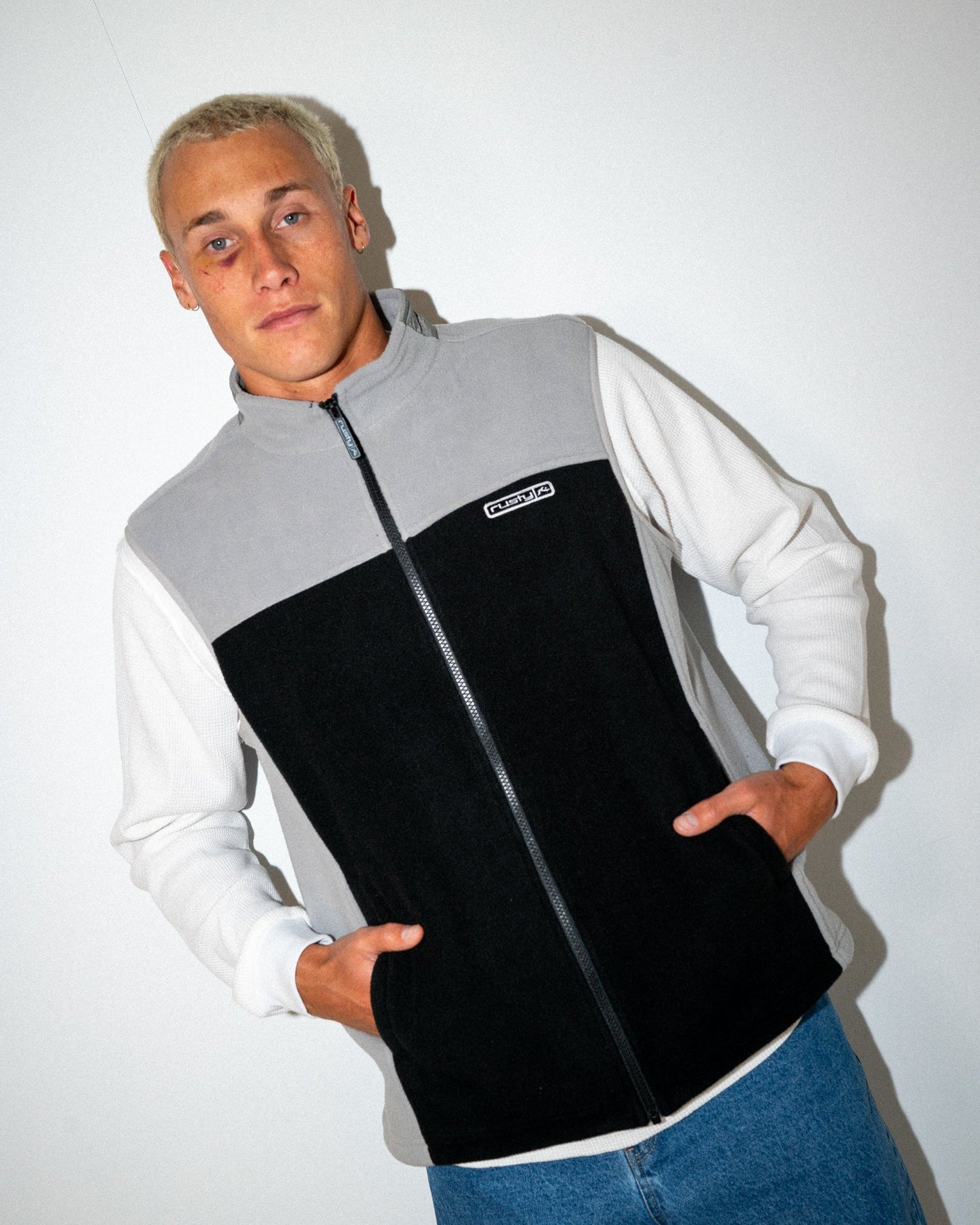 On The Run Tech Fleece Vest - Black