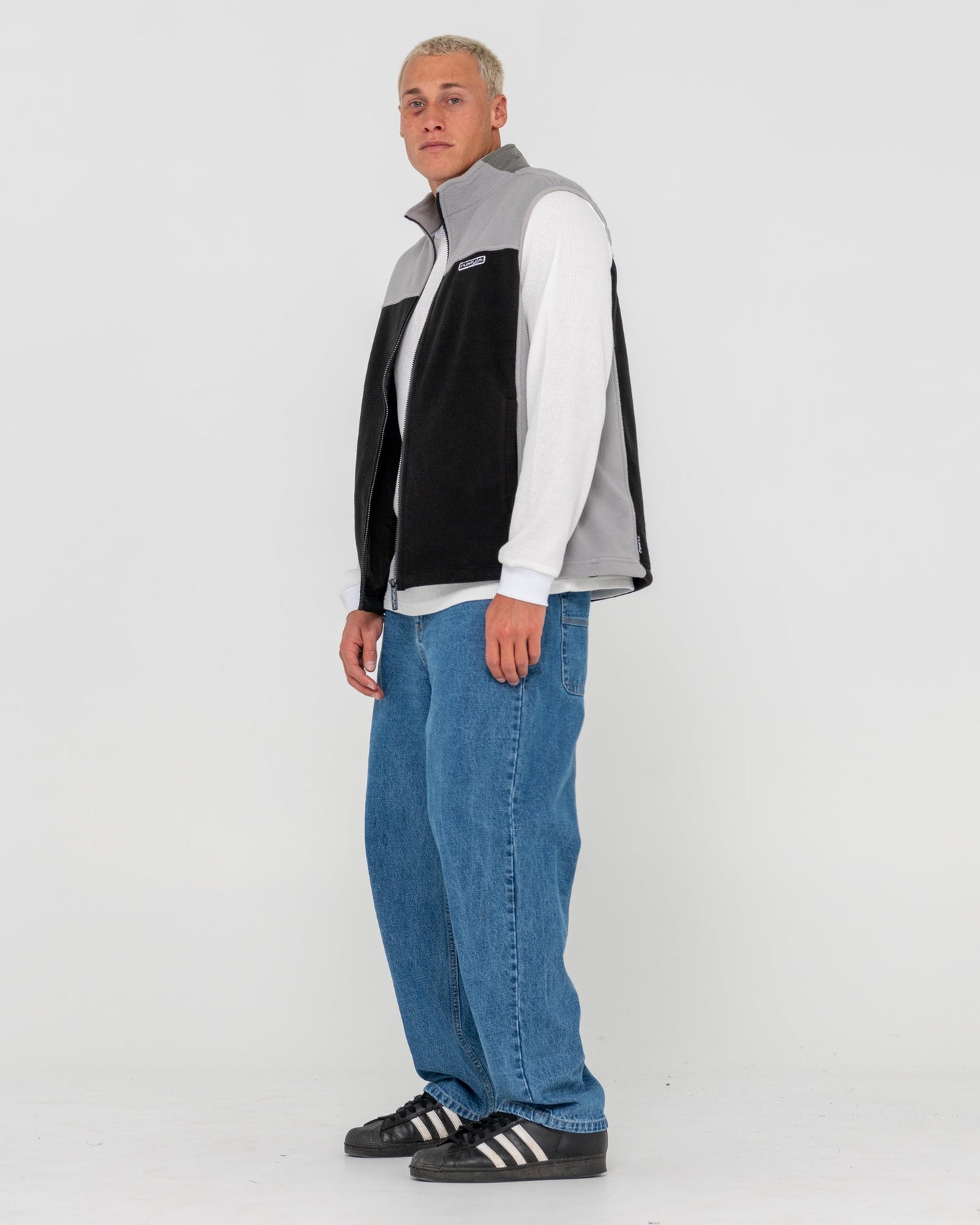 On The Run Tech Fleece Vest - Black