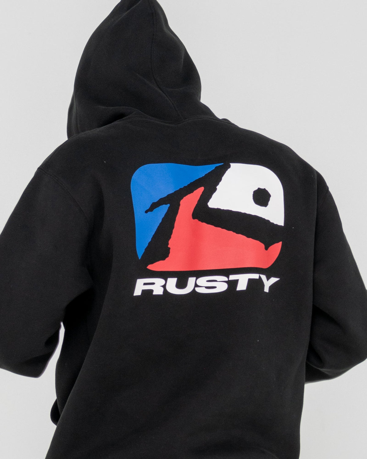 Rusty Phenom Hooded Fleece - Black (view 4)