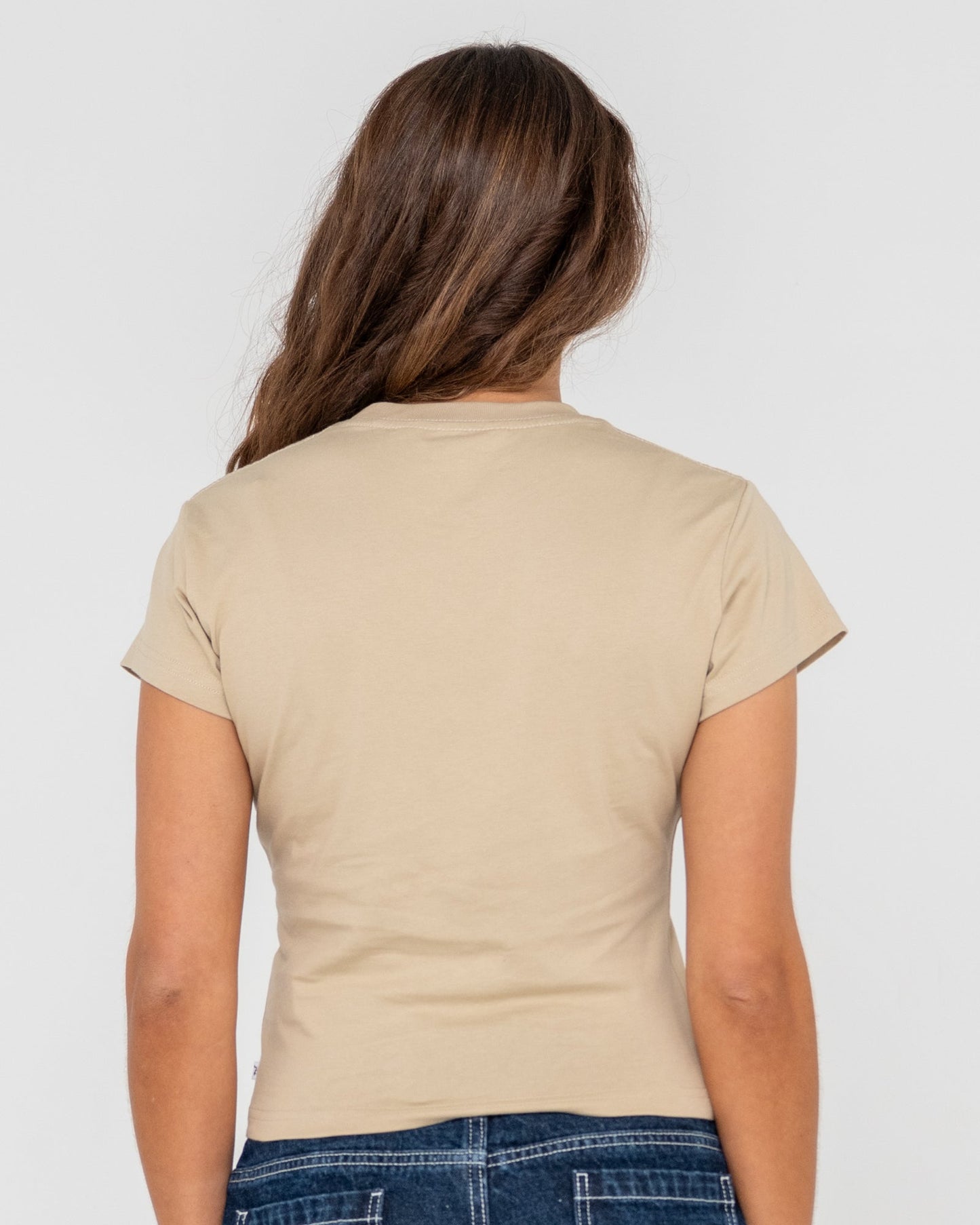 Rusty Core Skimmer Baby Tee - Oat