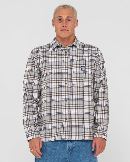 Brooks Long Sleeve Shirt - Brown