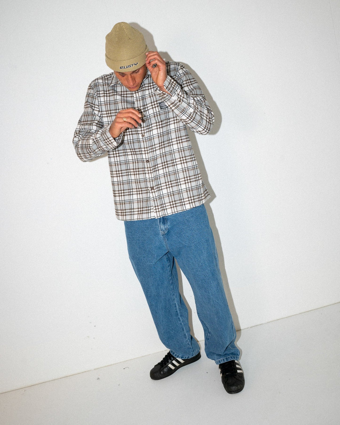 Brooks Long Sleeve Shirt - Brown
