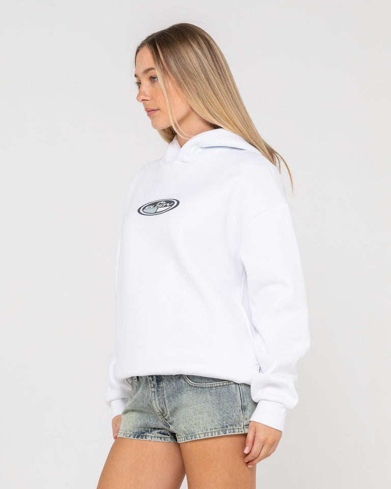 Rusty Throw Me A Disc Oversized Hood - White (view 5)