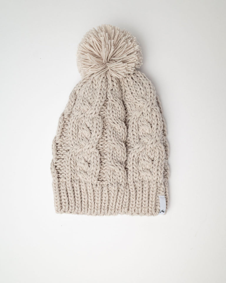 Mermaid Beanie - Ecru Marle - Catani Clothing