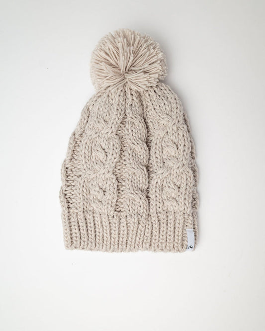 Mermaid Beanie - Ecru Marle