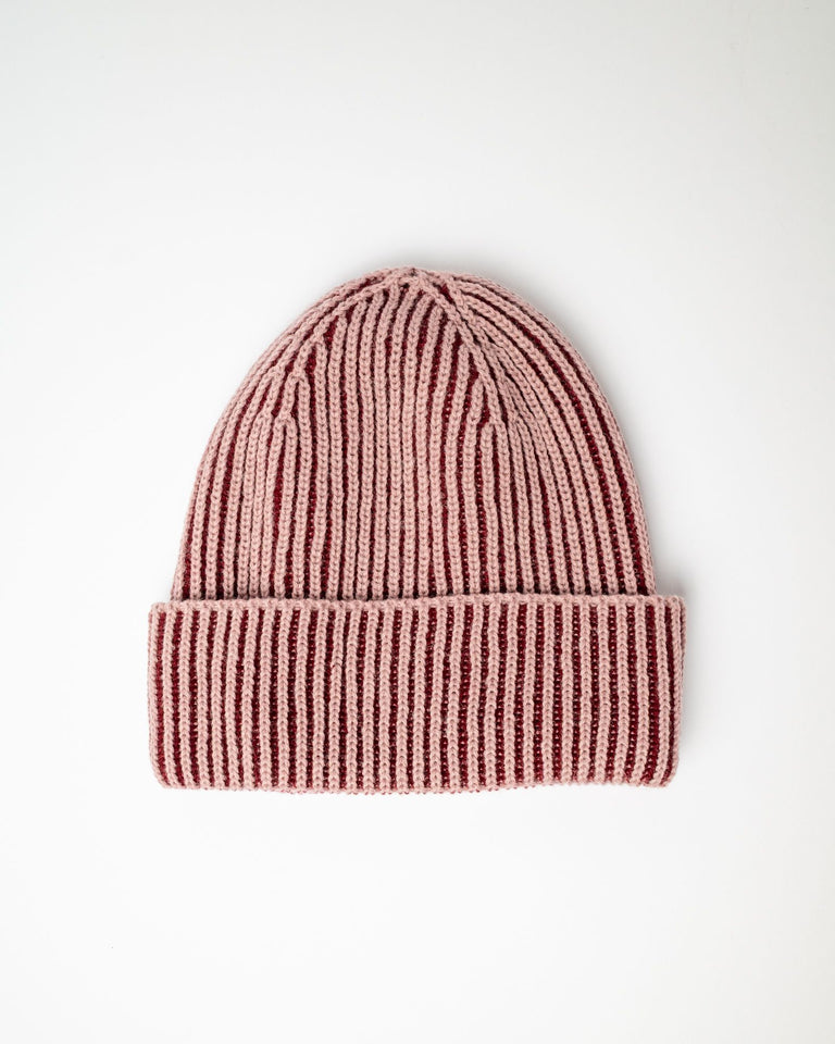 Pixel Beanie - Burgundy - Catani Clothing