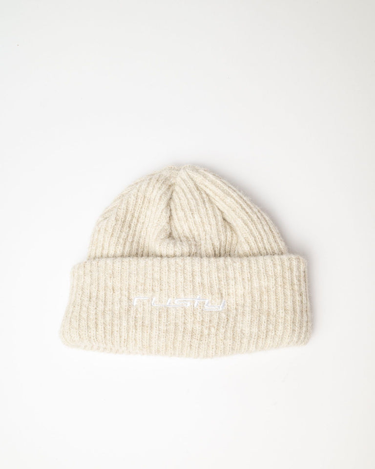 Feelin A Little Fuzzy Beanie - Ecru Marle - Catani Clothing