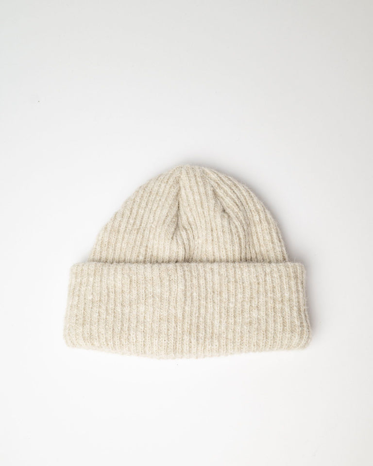 Feelin A Little Fuzzy Beanie - Ecru Marle - Catani Clothing