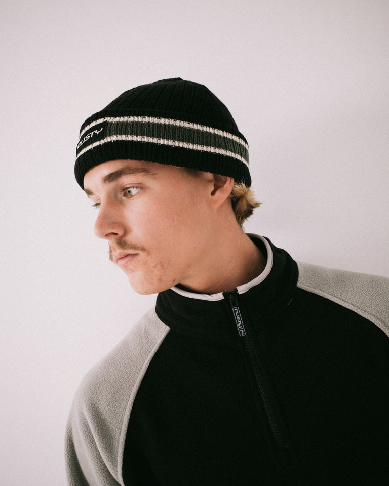 Bones Reversible Beanie - Black