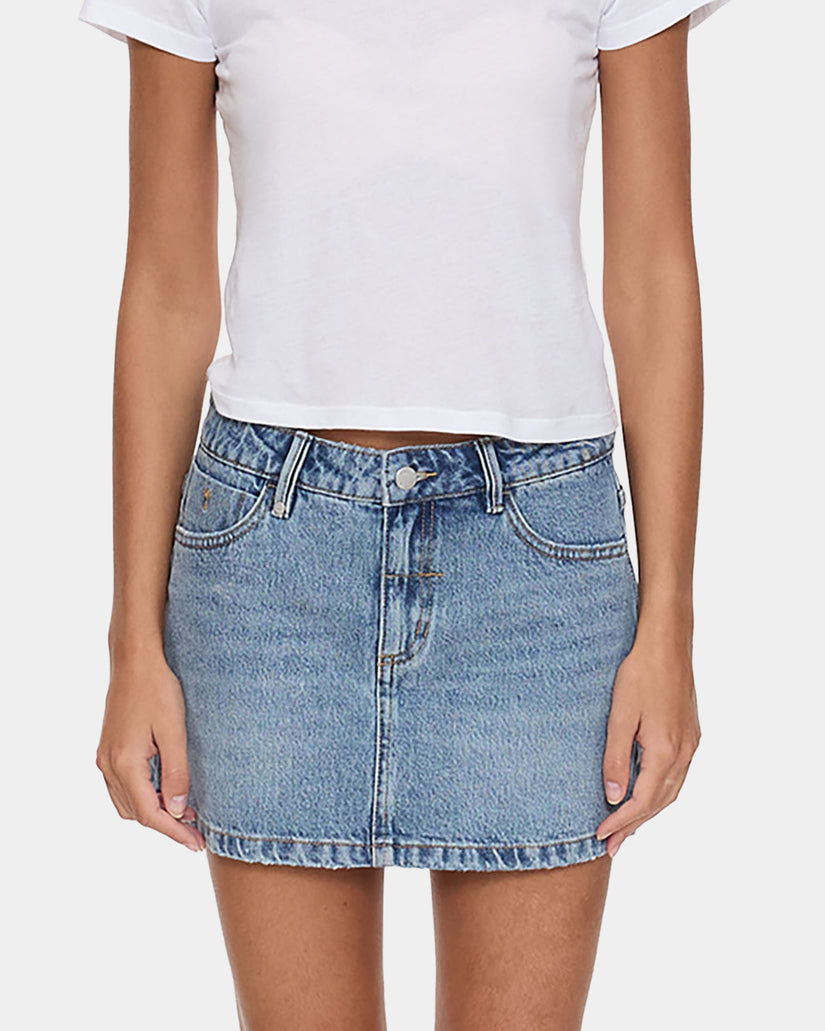 Sophie Mid Rise Mini Skirt - Rustic Fade