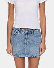 Sophie Mid Rise Mini Skirt - Rustic Fade - Catani Clothing