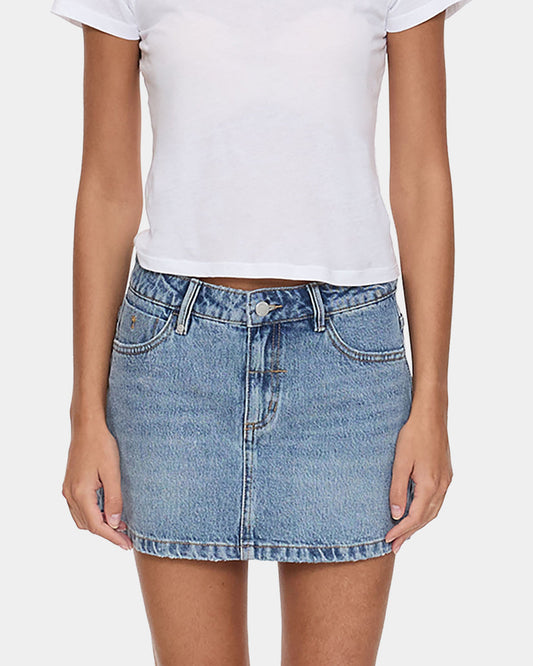 Sophie Mid Rise Mini Skirt - Rustic Fade