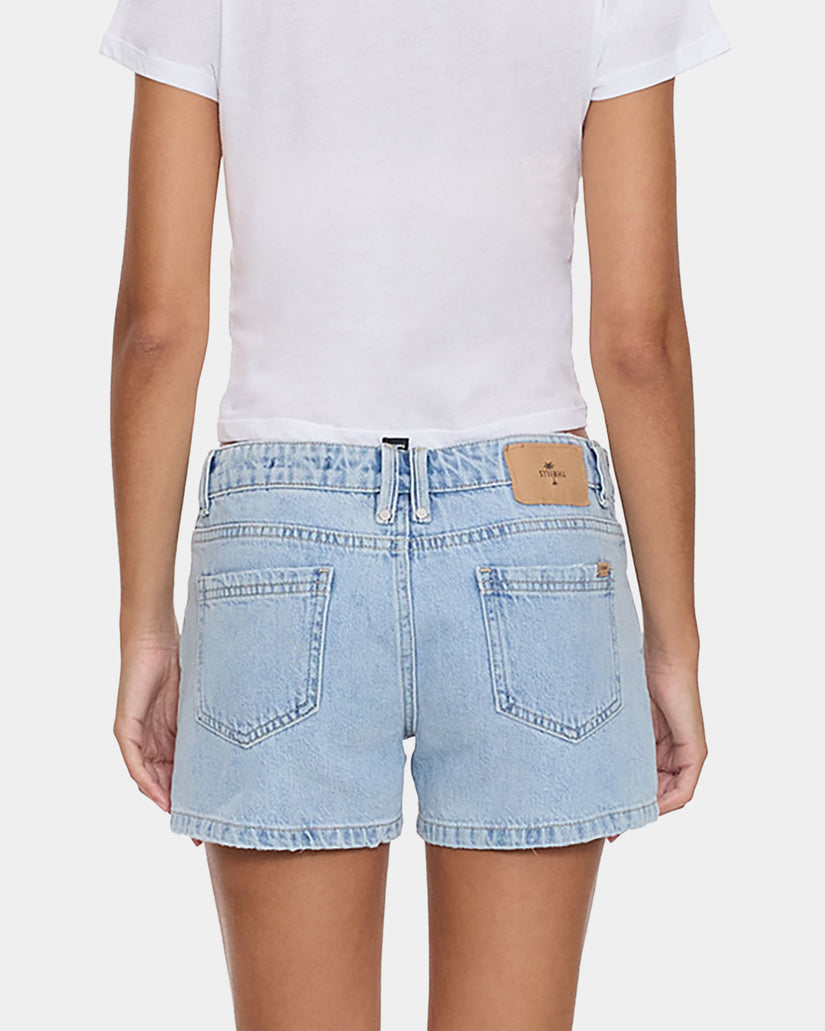 Thrills Daria Low Rise Micro Short  - Serenity Blue (view 3)