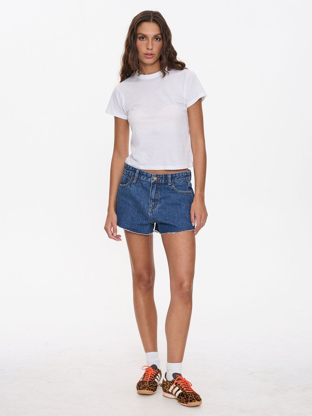 Lola Low Rise Baggy Short - Deep Vintage Blue