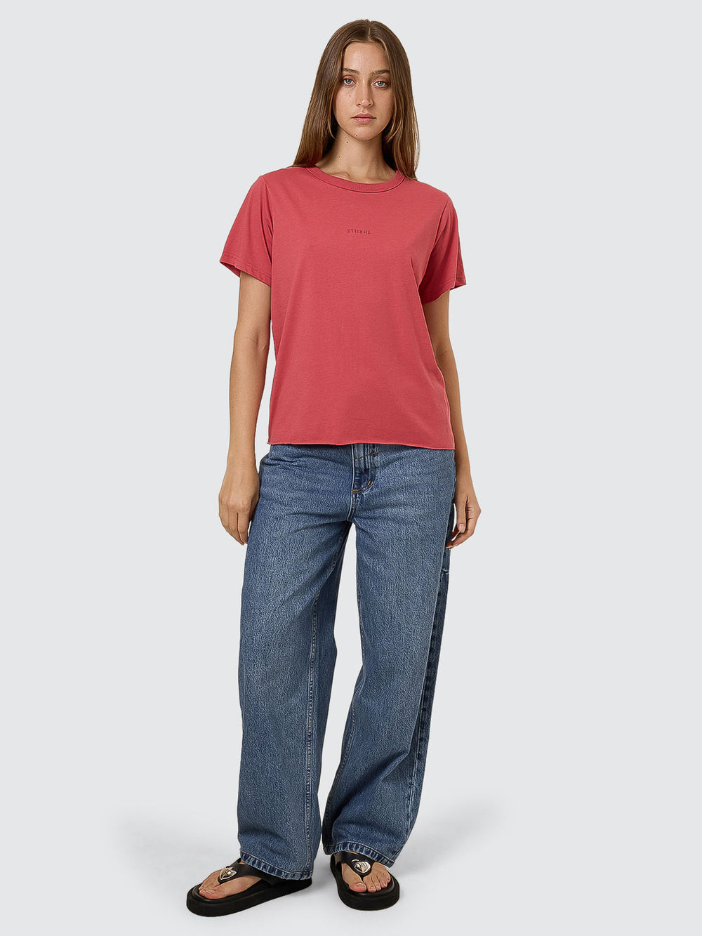 Minimal Thrills Relaxed Tee - Redwood