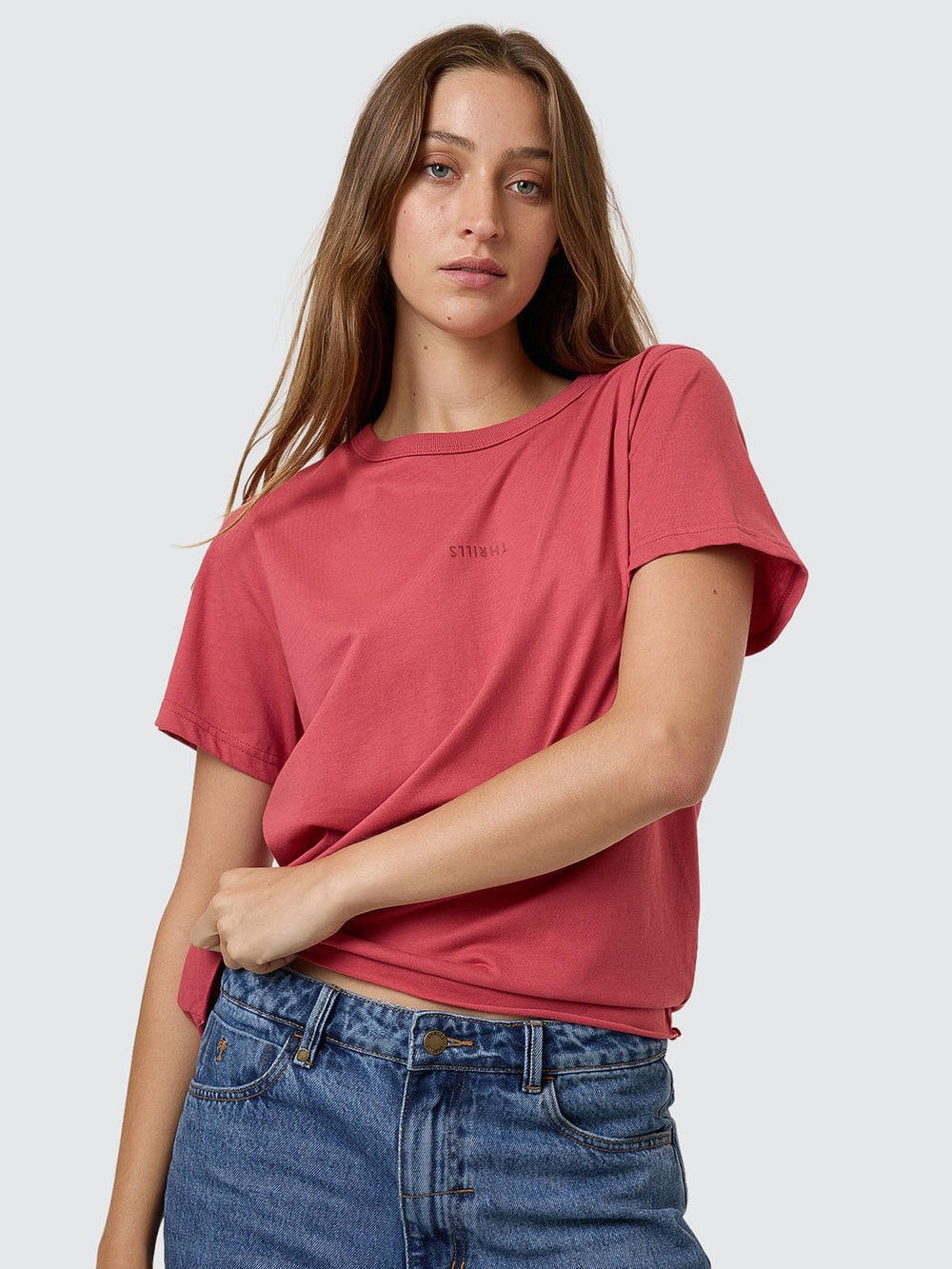Minimal Thrills Relaxed Tee - Redwood