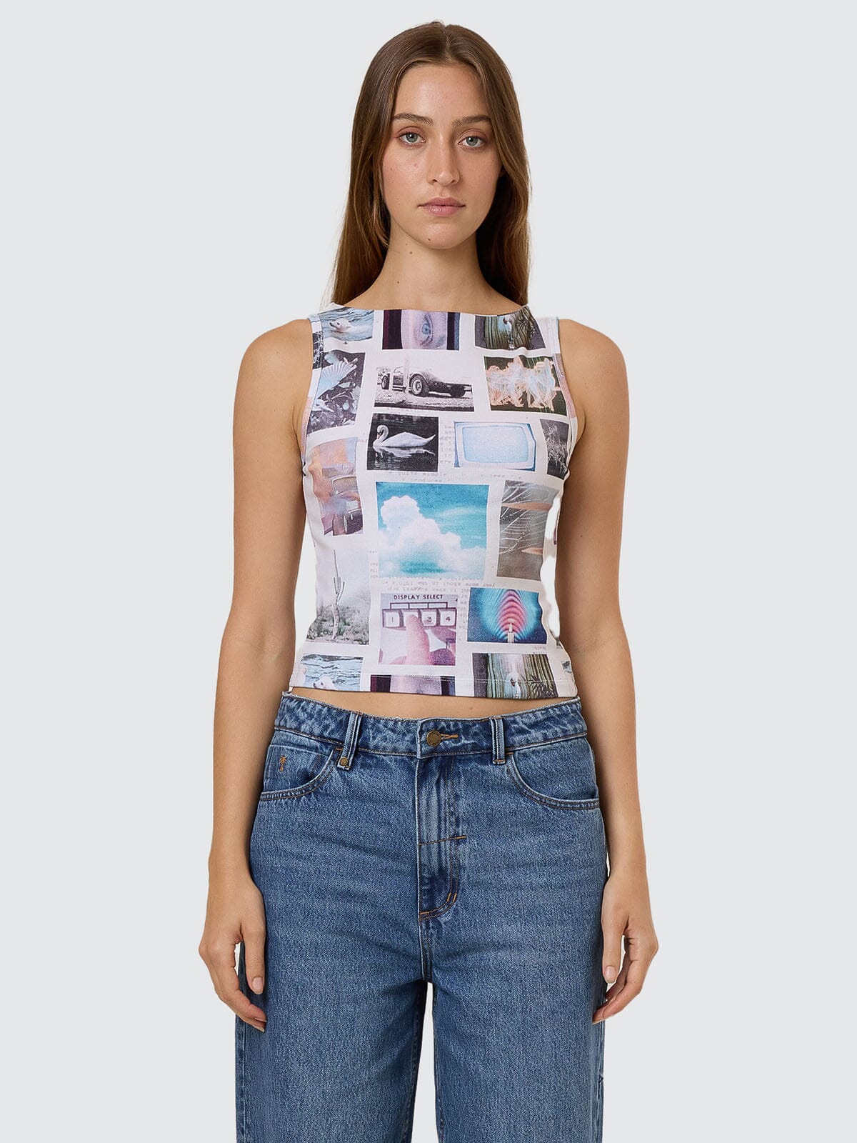 Thrills Natural Progression Tank -  Cloud (view 4)