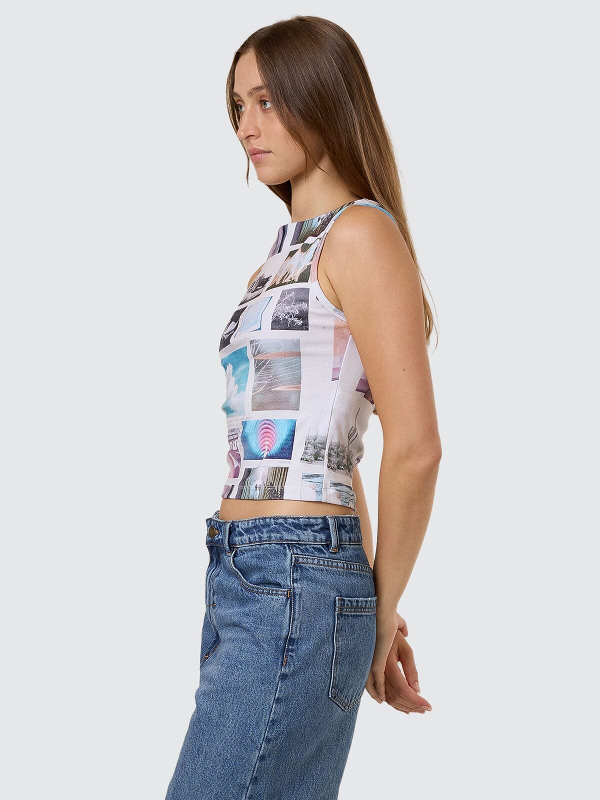 Thrills Natural Progression Tank -  Cloud (view 3)