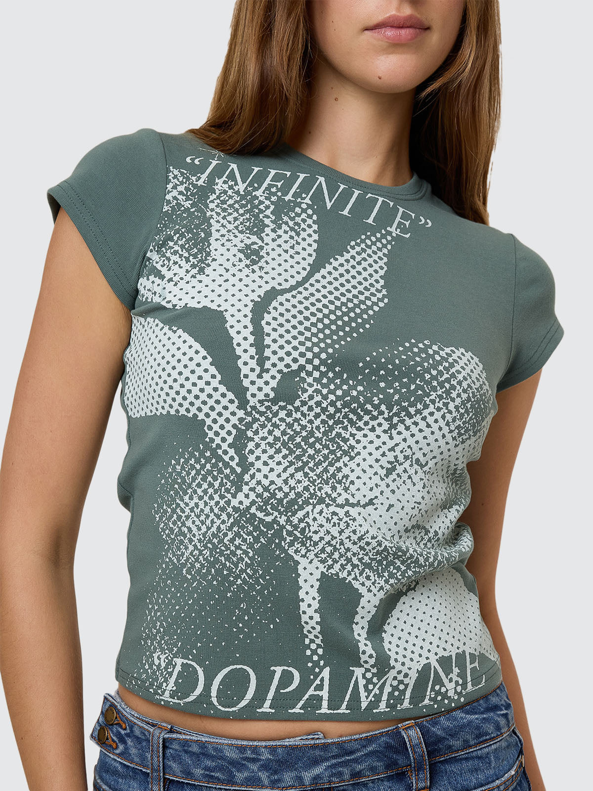 Infinite Dopamine Club Tee - Sea Pine