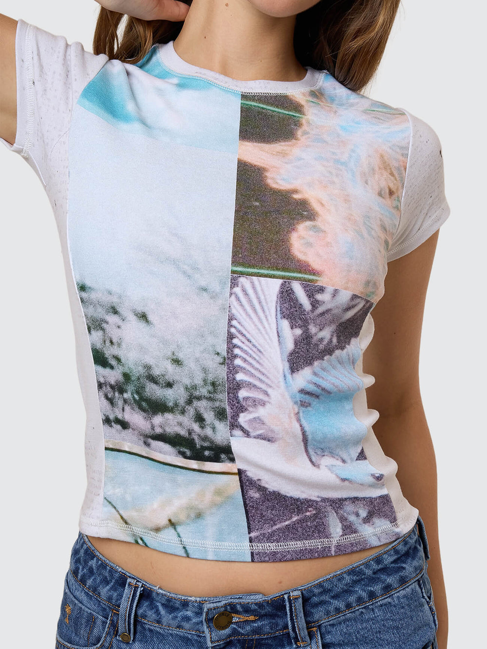 Natural Progression Club  Tee - Cloud - Catani Clothing