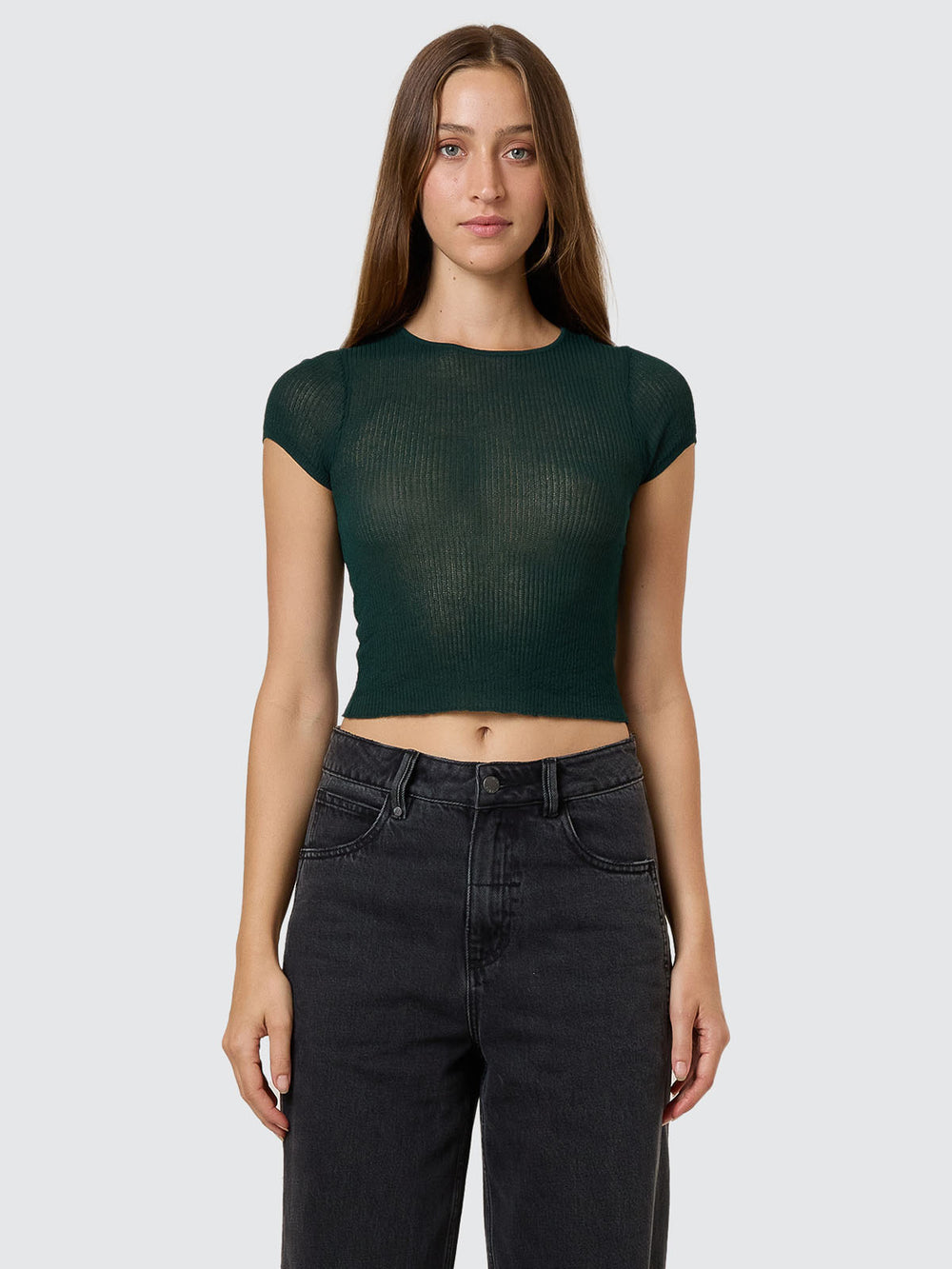 Dissolve My Mind Knit Top -  Vista Green