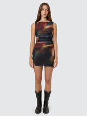 Metamorphic Daze Mini Dress - Black - Catani Clothing