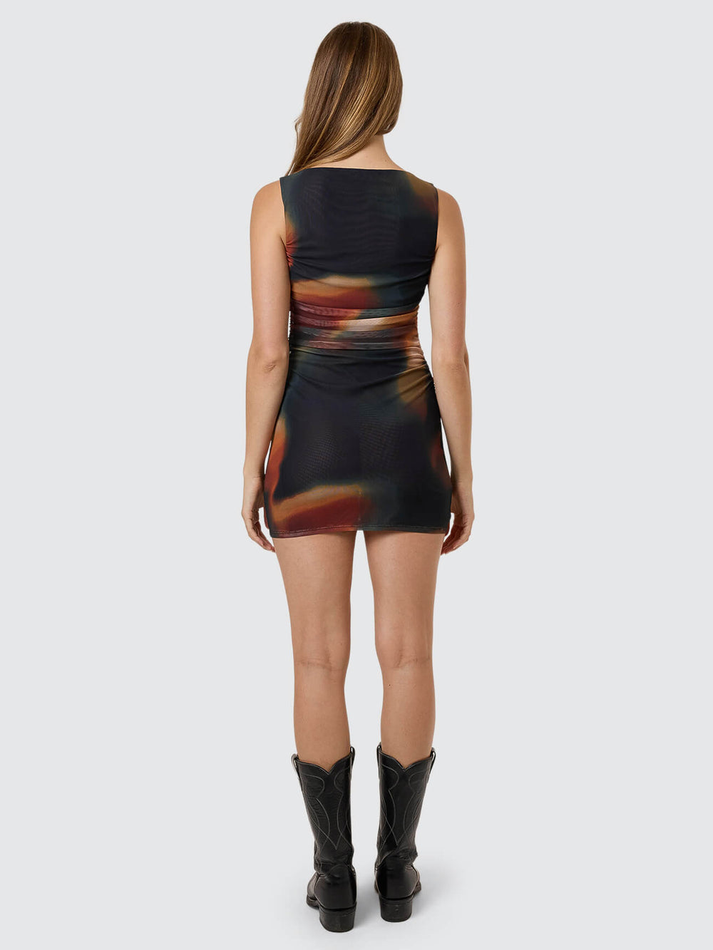 Thrills Metamorphic Daze Mini Dress - Black (view 3)