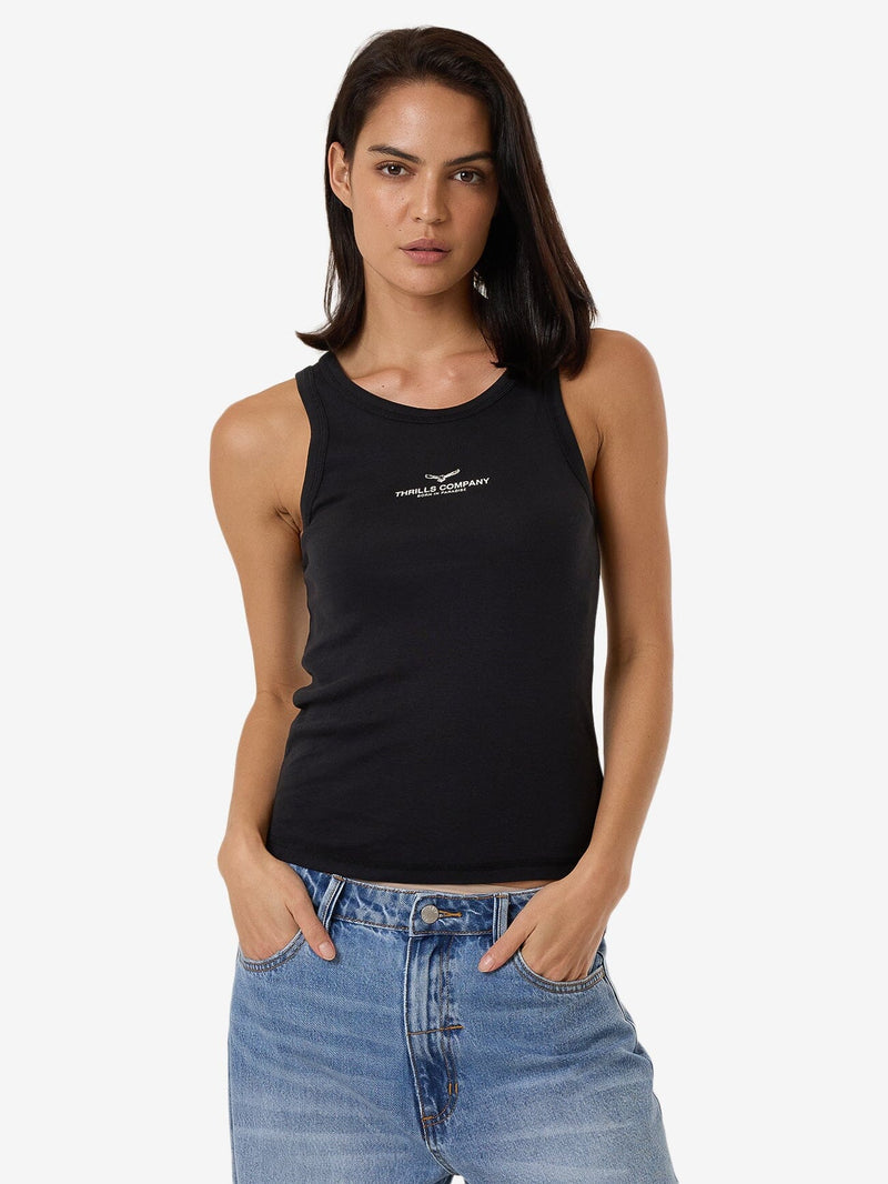 Emblem of Strength Sloane Tank - Washed Black