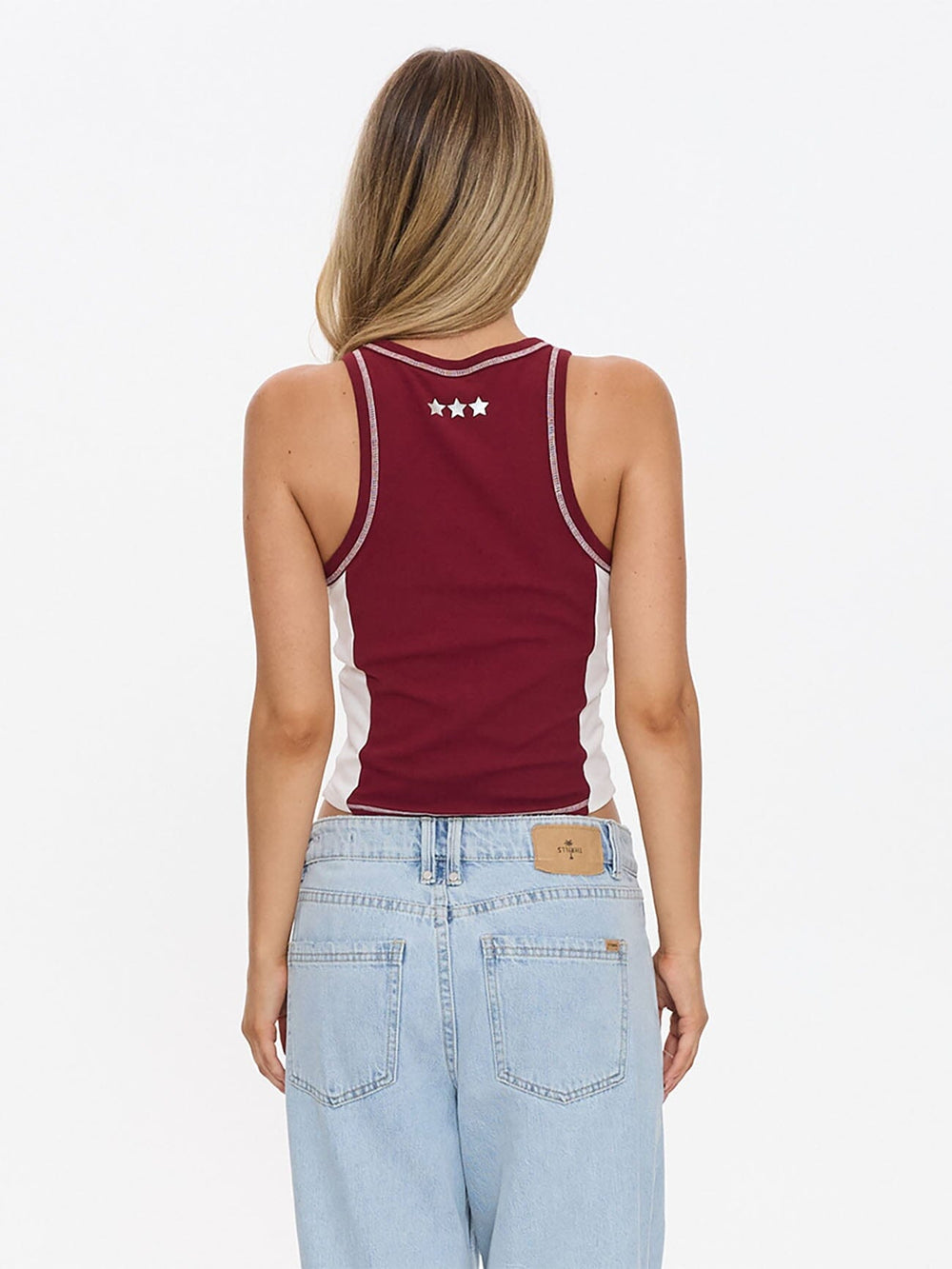 Thrills Playing For Keeps Tank - Garnet Red (view 4)