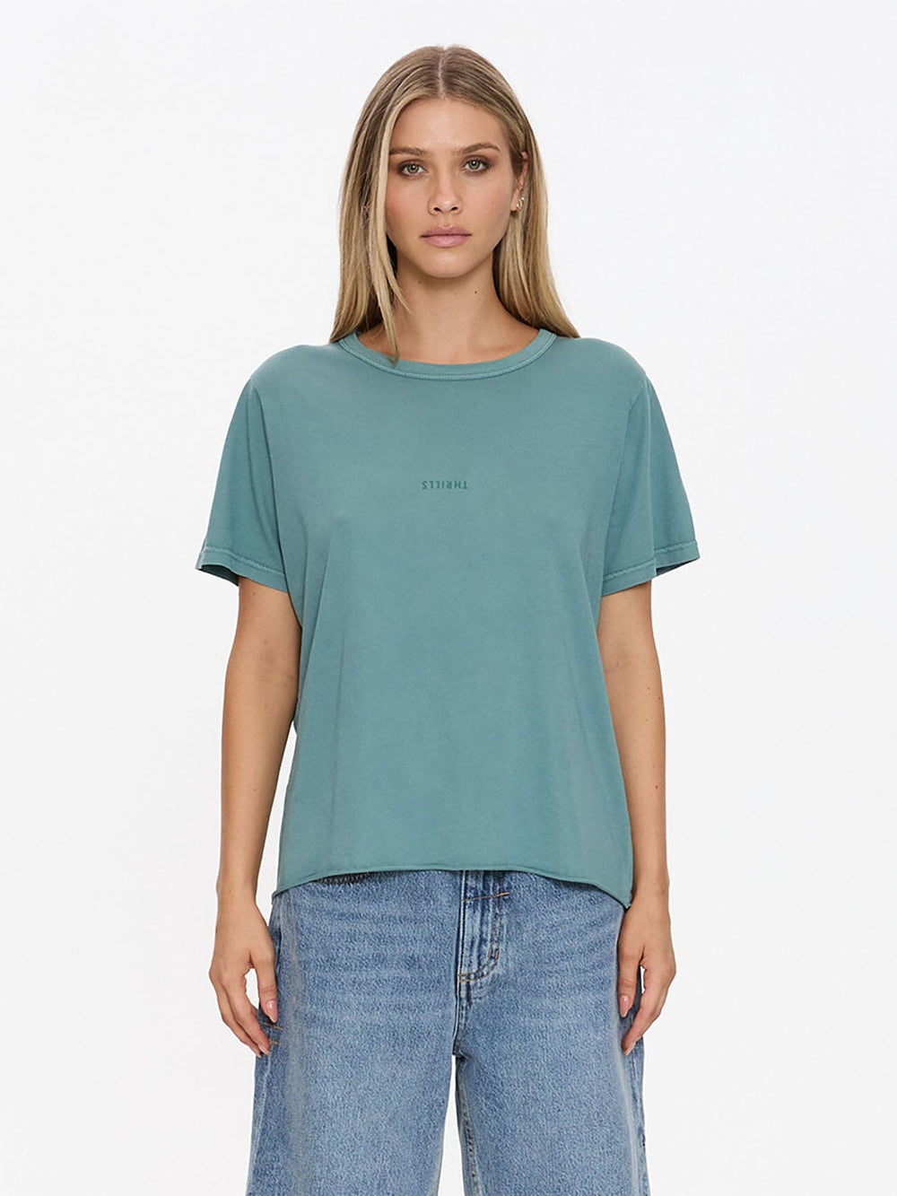 Minimal Thrills Relaxed Tee - Green Coast