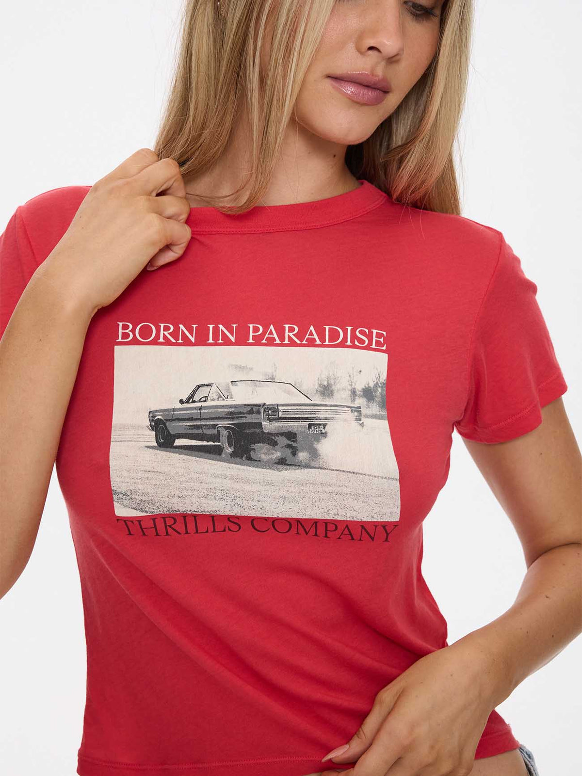 Metal And Dust Boy Tee -  Flame Red