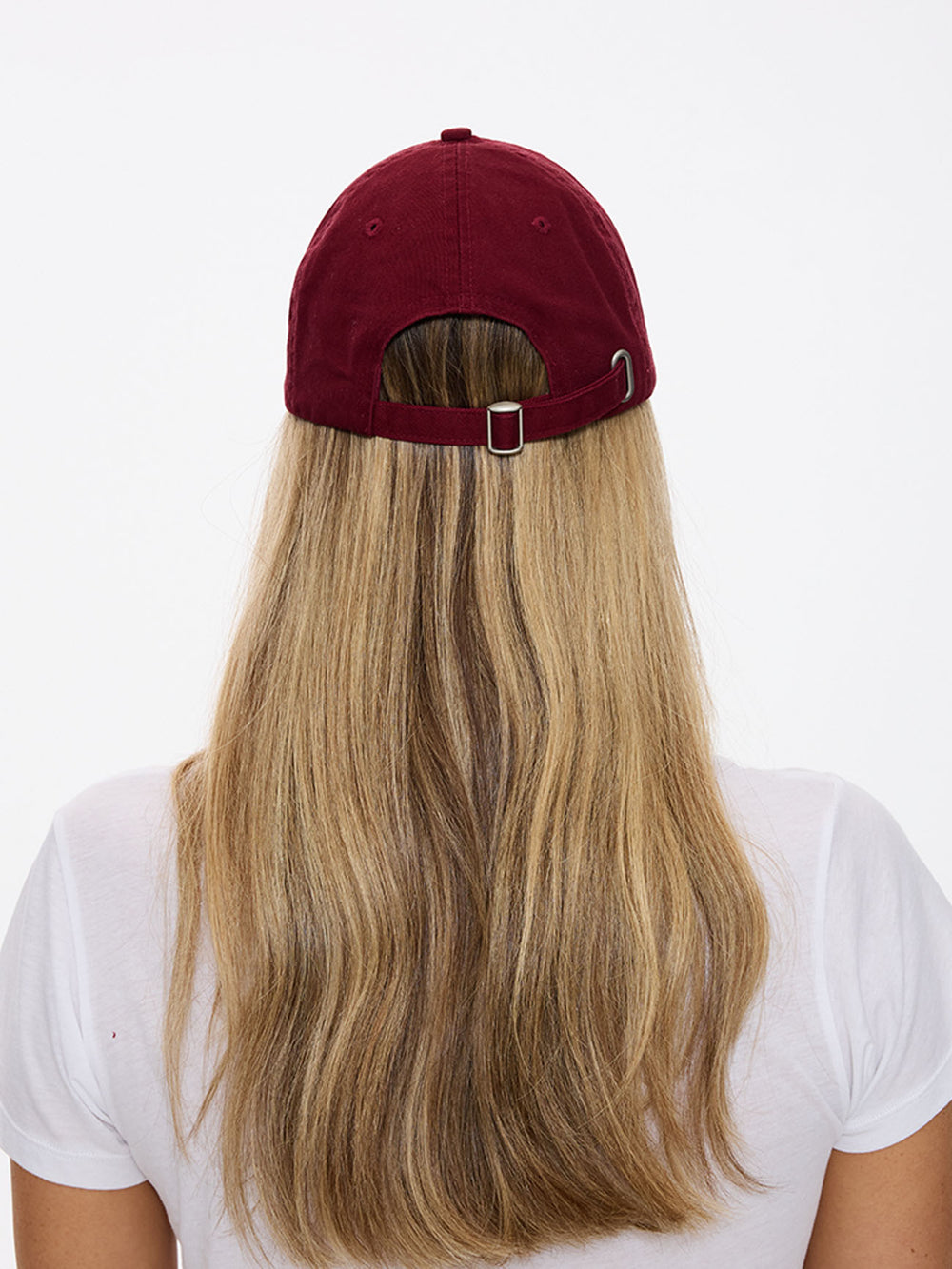 Flashback 6 Panel Cap - Cabernet Red