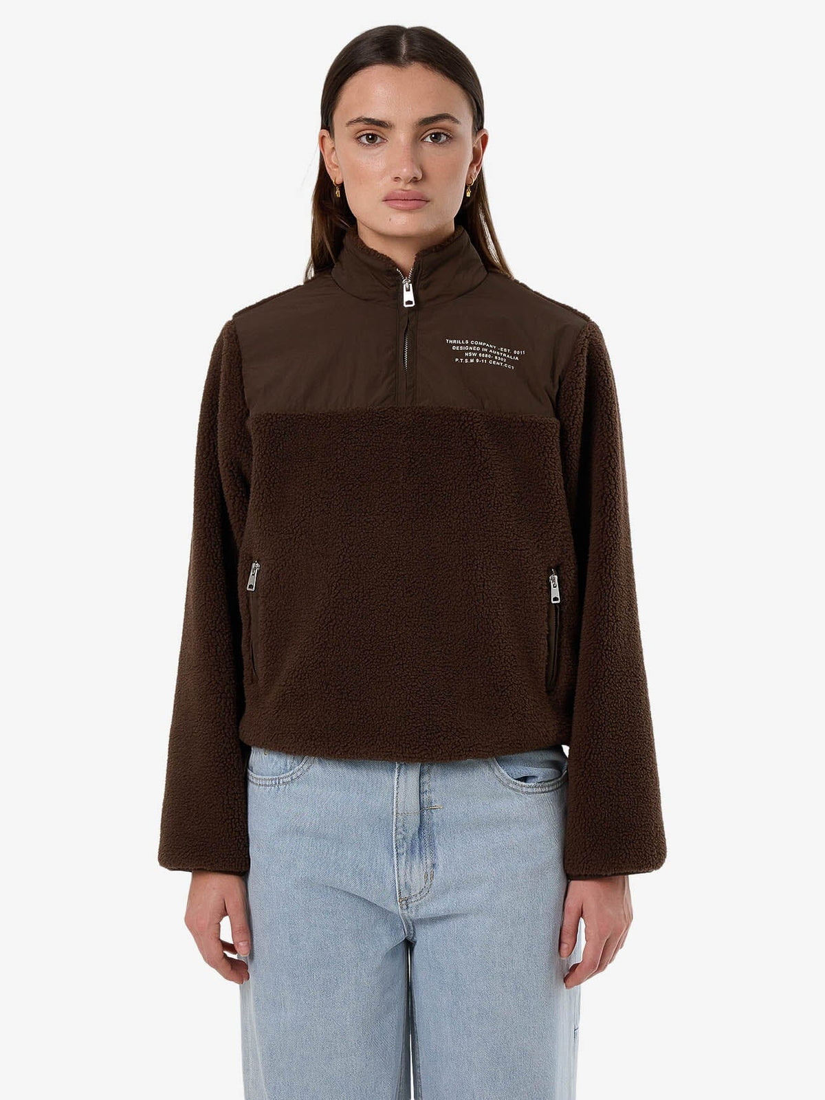 Warm Down Polar Fleece - Java - Catani Clothing