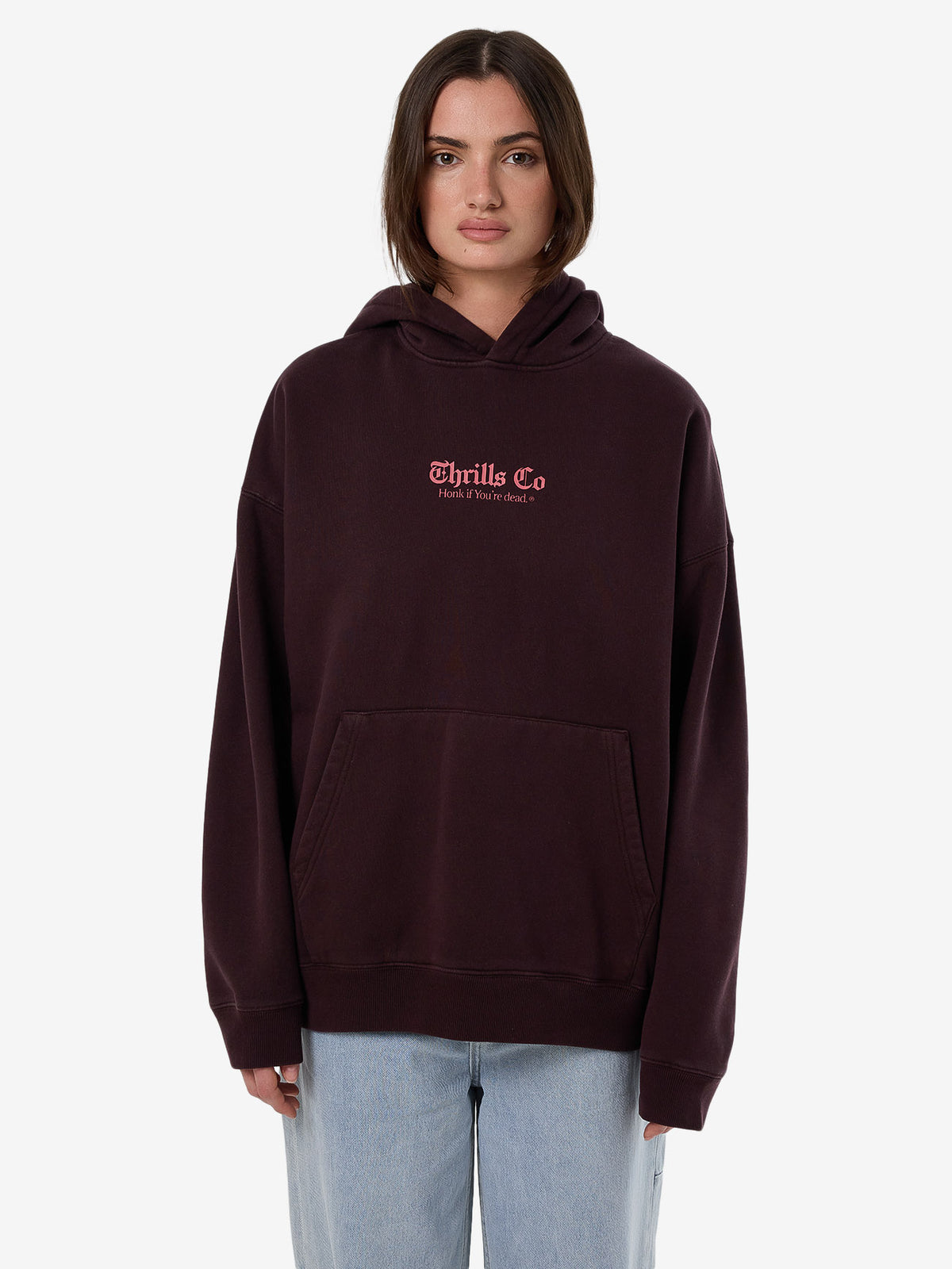 Lighten Up Cocoon Panel Hood - Deep Plum