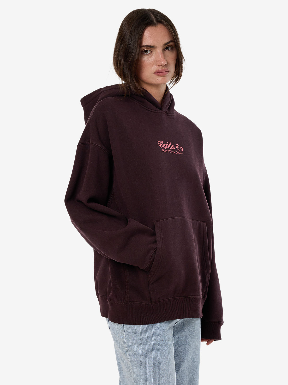 Lighten Up Cocoon Panel Hood - Deep Plum