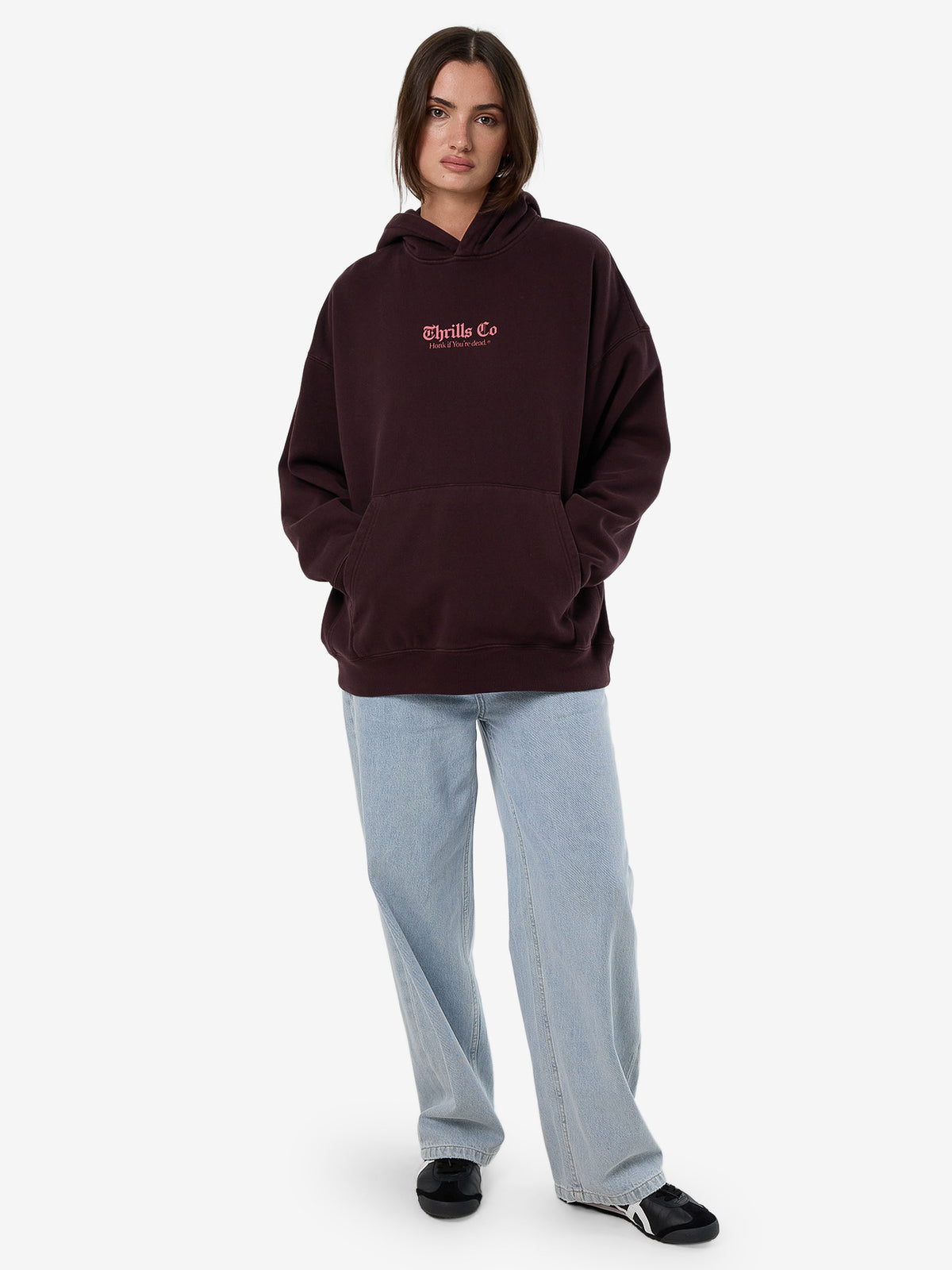 Lighten Up Cocoon Panel Hood - Deep Plum