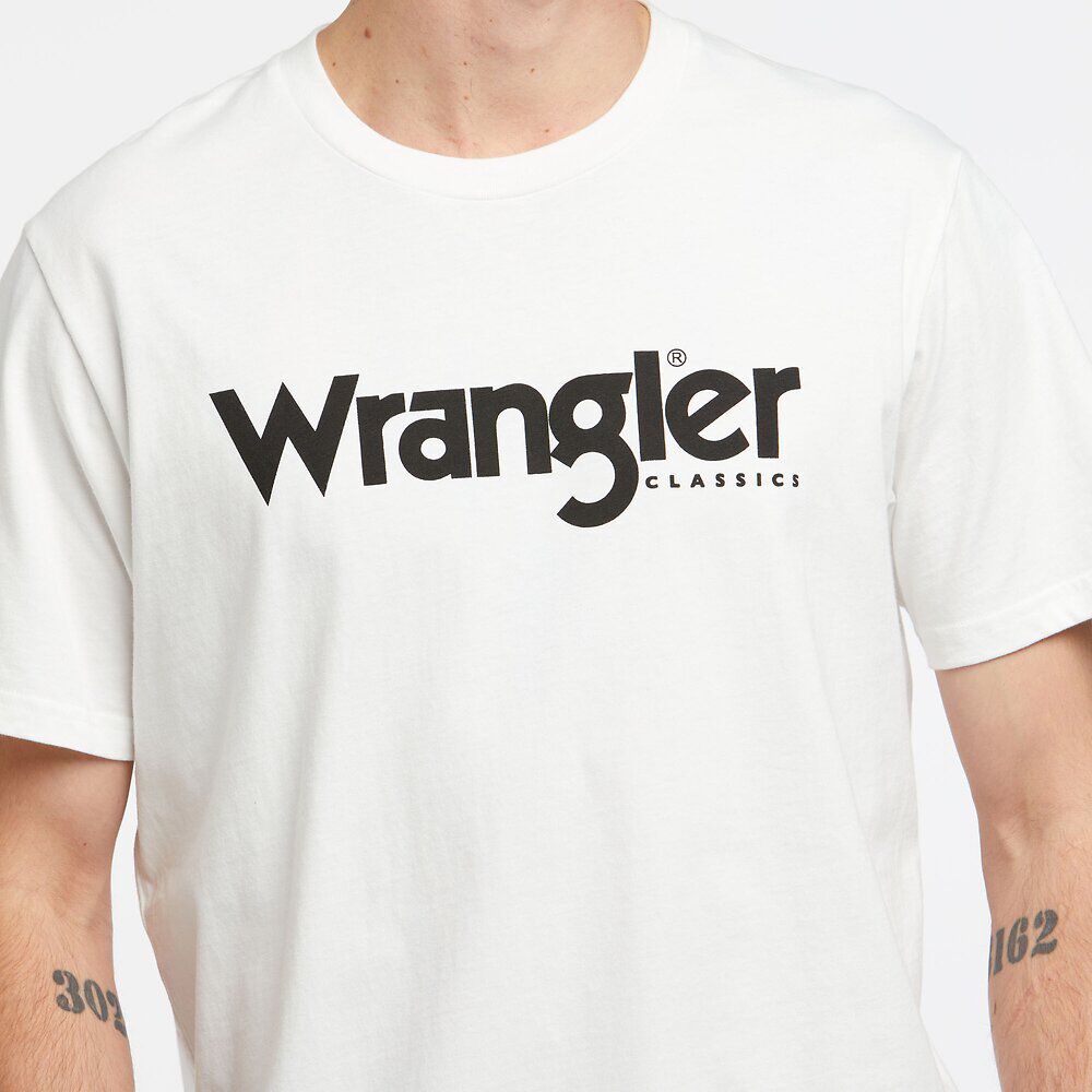 Mens Classic Logo Tee - Vintage White
