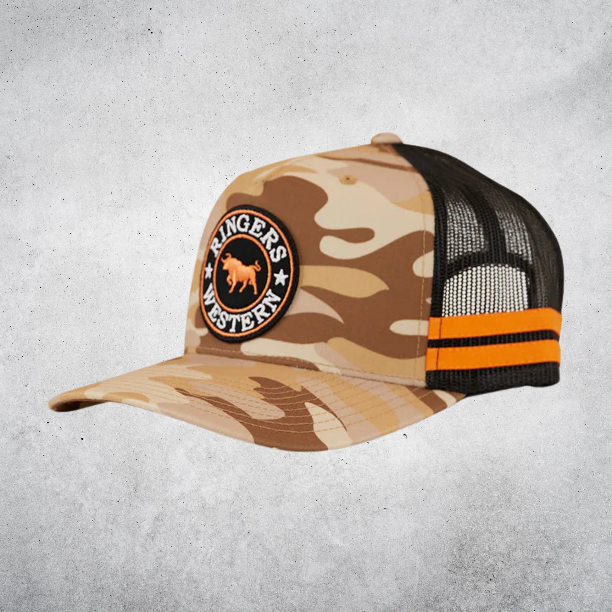 Ringers Western McCoy Trucker Cap Desert Camo - front view